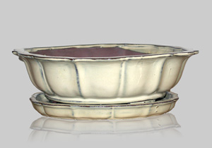 pot collerette Ivoire