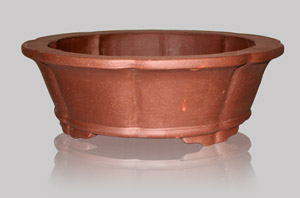 Pot rond brut 200 avec pieds